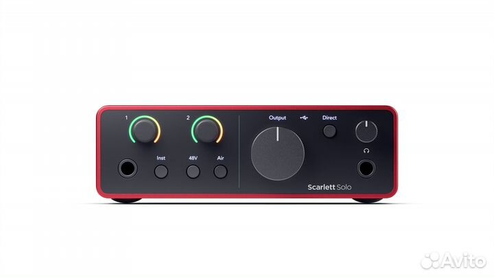 Звуковая карта focusrite Scarlett Solo 4th Gen