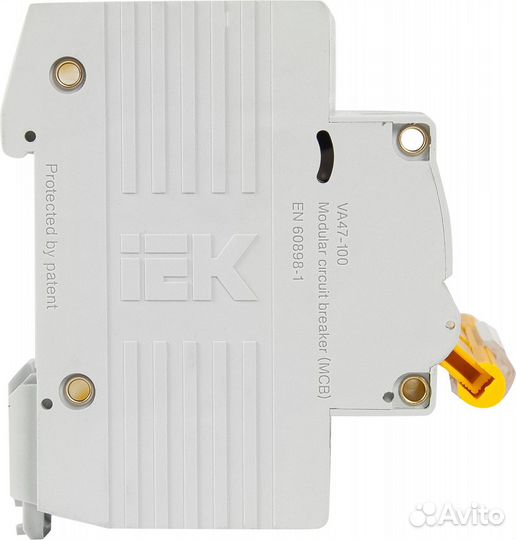 Автоматический выключатель ва47-100 3P C100 А 10 к