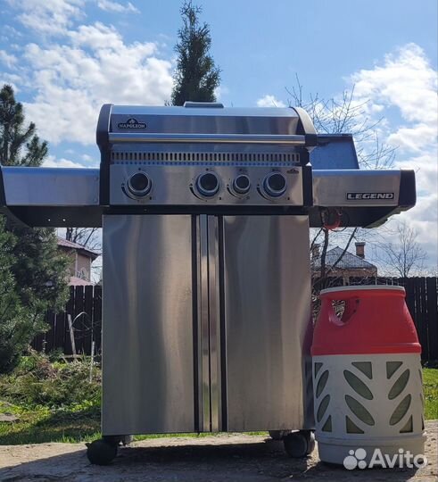 Газовый гриль napoleon бу