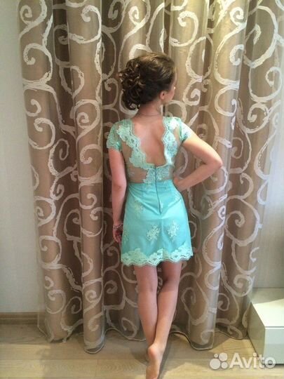 Вечернее платье золотой песок 40 42