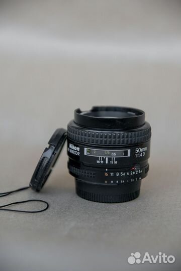 Объектив nikon 50mm AF nikkor f1, 4D