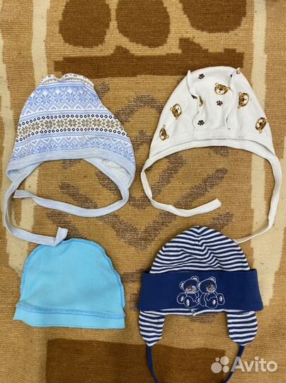 Чепчик шапка для новорожденного