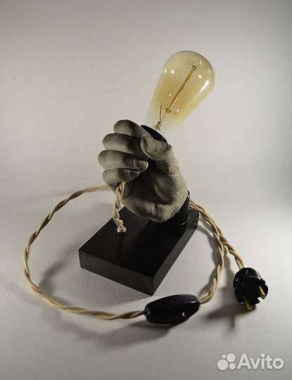 Светильник настольный в стиле Лофт, ручной работы