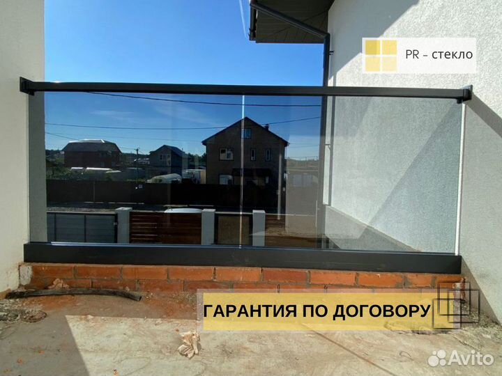 Стеклянные ограждения лестниц под ключ