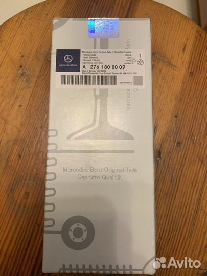 Масленный фильтр Mercedes A2761800009