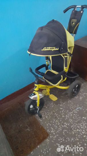 Детский трехколесный велосипед lamborghini