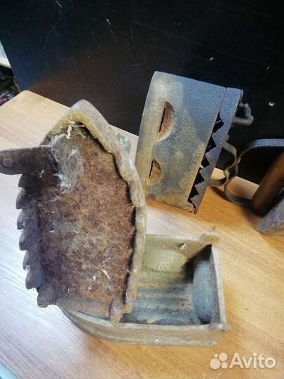 Утюг чугунный старинный