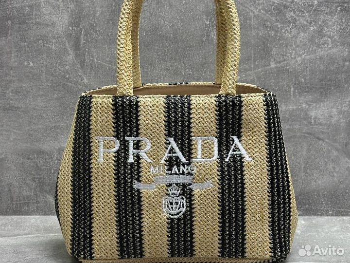 Cумка пляжная женская Prada, 6 расцветок