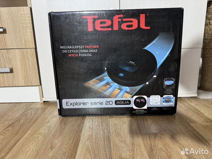 Робот пылесос моющий tefal explorer serie 20