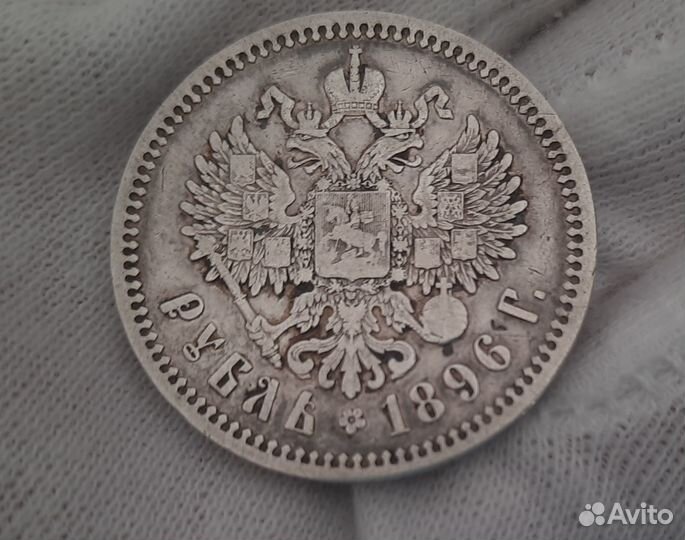 Рубль Николая-2, серебро