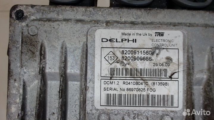 Блок управления двигателем Renault Clio, 2009
