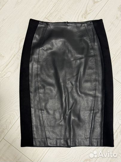 Кожаная юбка