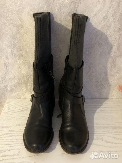 Полусапоги женские зимние 38 р-р,натуральная кожа