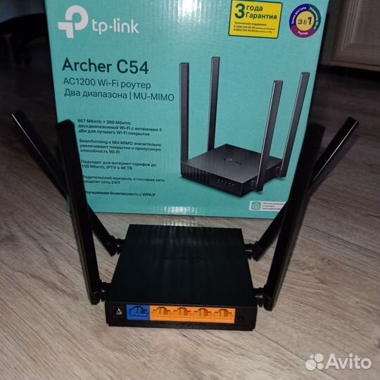 Wi-fi роутер tp-link archer c54