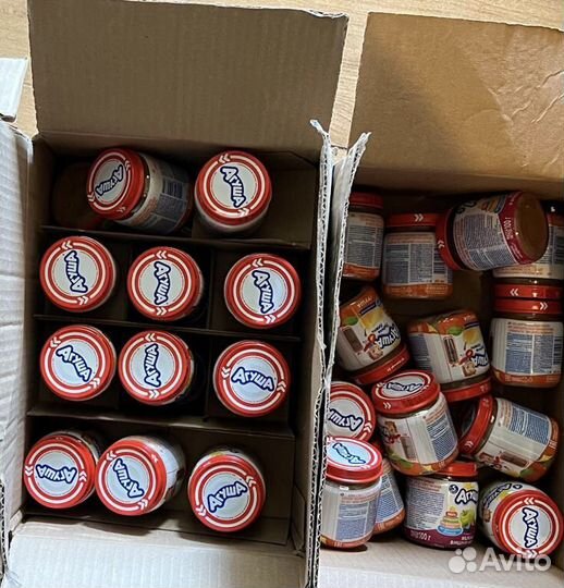 Детское питание пюре фруктовое