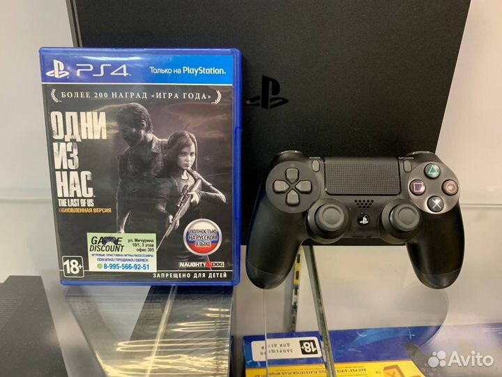 Ps4 slim 1tb 2208B +Один Из Нас