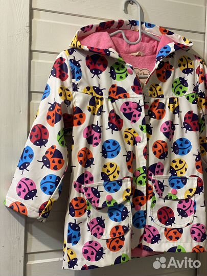 Плащ - дождевик для девочки 4г Hatley