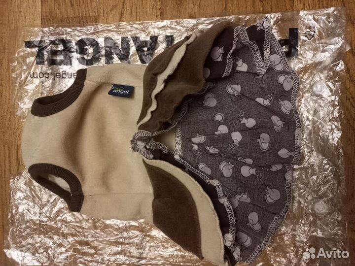 Puppy angel,S размер,платье для собаки бархатное