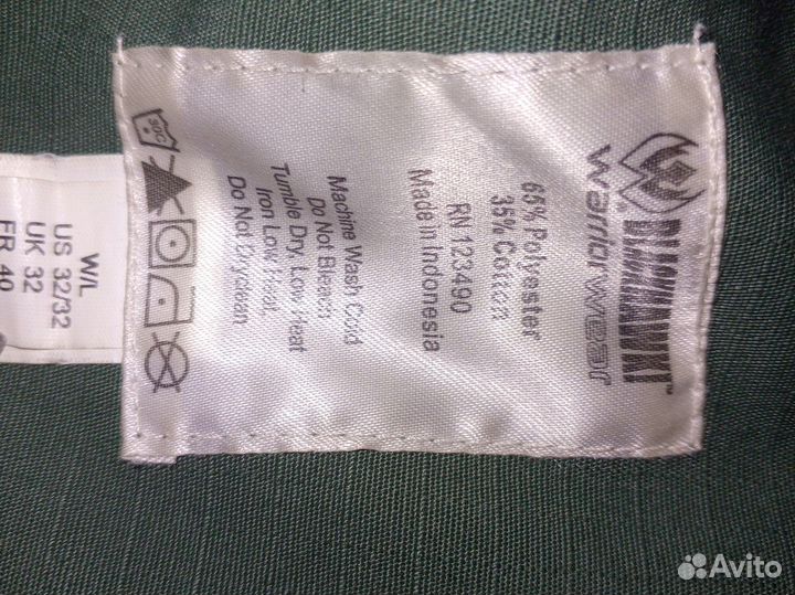 Тактические штаны blachawk warrlorwear