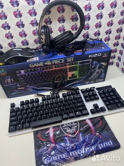 Клавиатура с наушикамт в сборе