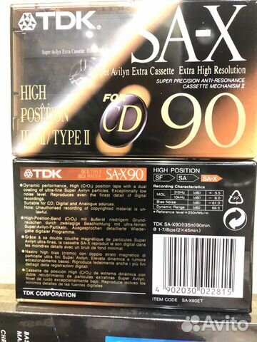 Аудиокассеты TDK новые запечатанные объявление продам
