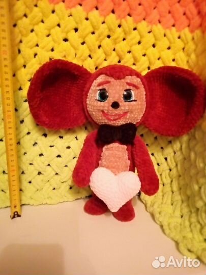 Мягкая игрушка Чебурашка ручной работы