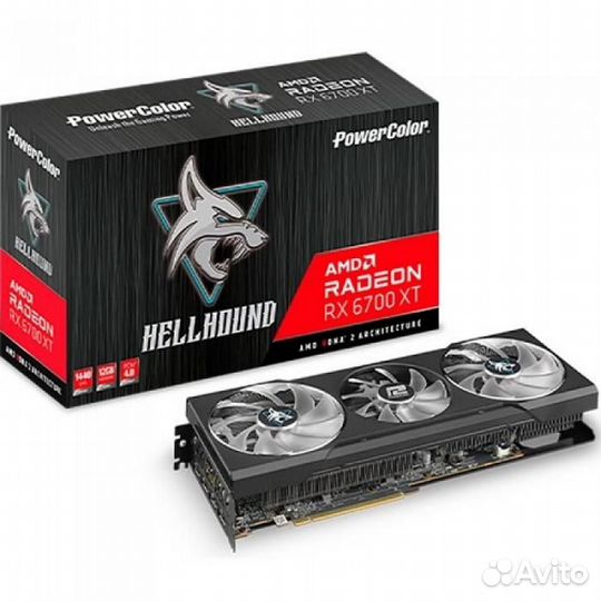 Видеокарта PowerColor RX6700XT 12GB gddr6 192bit h