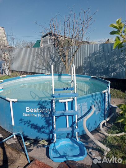 Каркасный бассейн бу 305*76