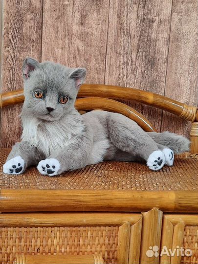 Котик Дымок -игрушка