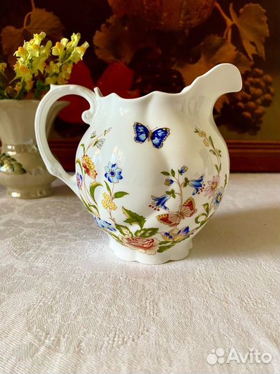 Винтажный фарфор, чайница Aynsley