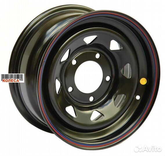 Off Road Wheels Nissan/Toyota 8x16 6x139,7 ET-3 Dia110 Черный