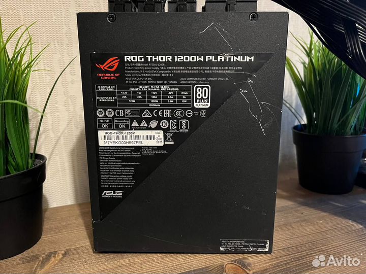 На гарантии Блок питания asus ROG thor 1200W