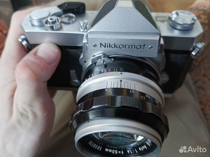 Фотоаппарат Nikkor FTn. С объективом nikor 1.4/50