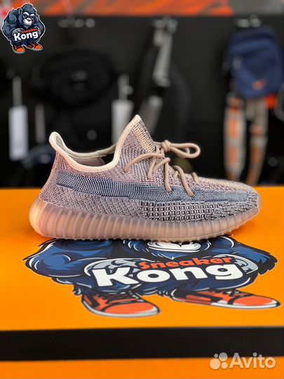 Кроссовки Adidas Yeezy Boost V2 350, бордовые