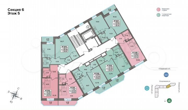 1-к. квартира, 33,6 м², 5/8 эт.