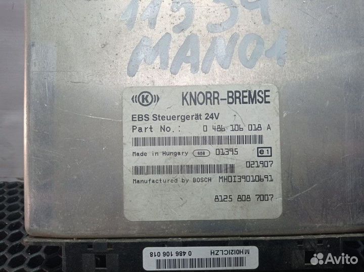 Блок управления EBS Man TGA, Man TGL