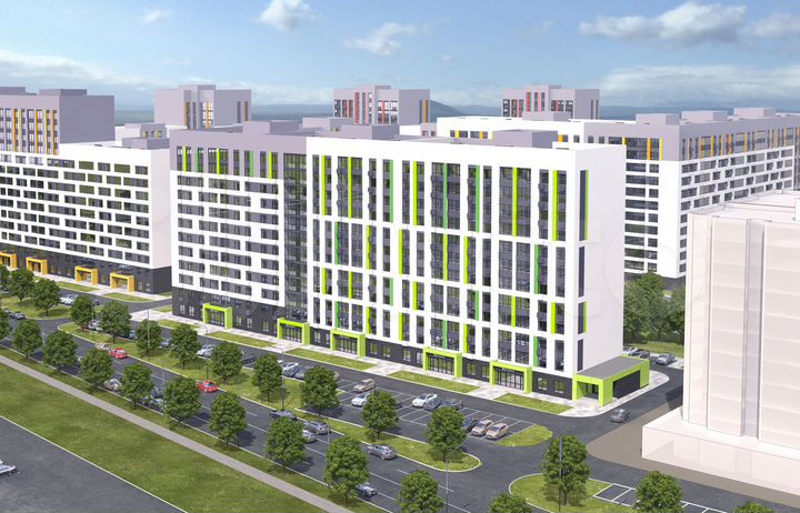 2-к. квартира, 41,9 м², 10/12 эт.