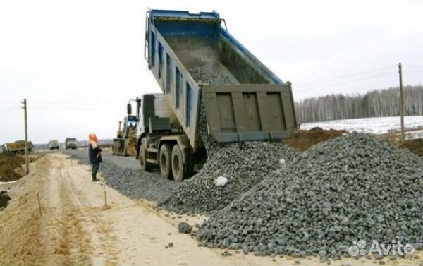Щебень с доставкой от 30 тонн