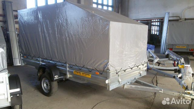 Прицеп мзса 817717 для перевозки снегоходов