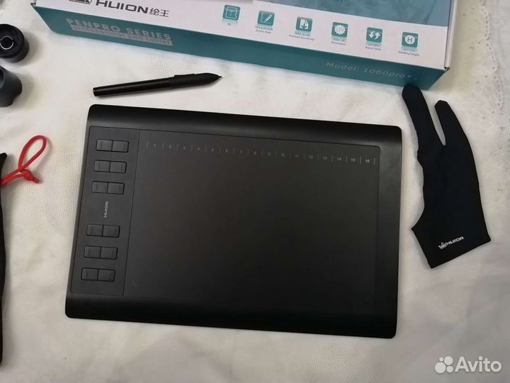 Графический планшет huion 1060pro+