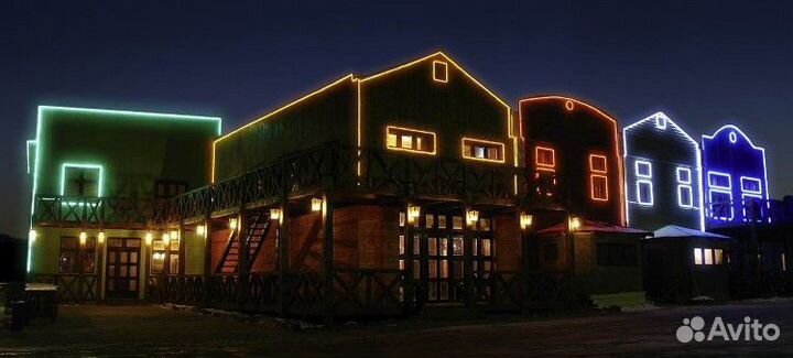 Гибкий Неон 10W 220V IP67 18*21мм RGB 50м катушка