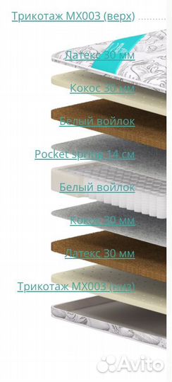 Матрас 160х190