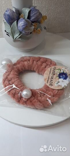 Резинки на волосы ручная работа