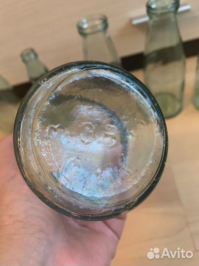 Кефирные (молочные) бутылки ссср. 9 штук