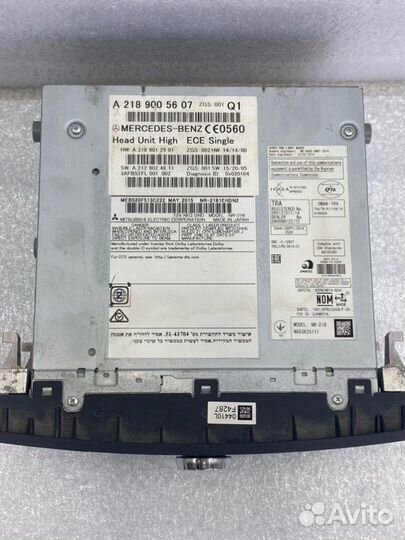 Магнитола Mercedes Benz W212 2013-2016