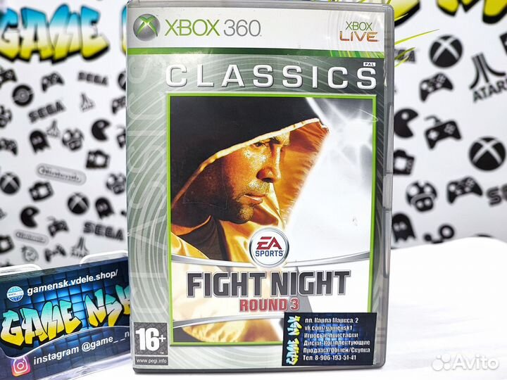 Fight Night Round 3 (Xbox 360) Б\У