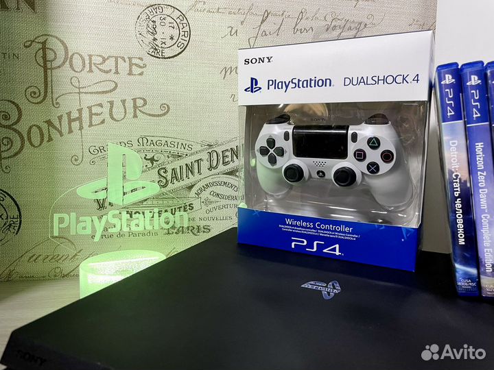 PS4 PRO + игра, гарантия