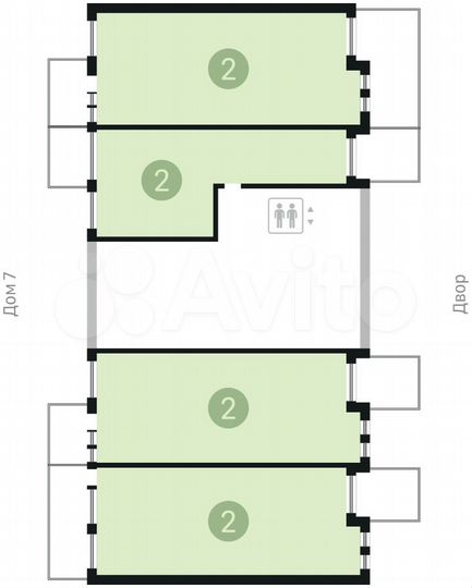 2-к. квартира, 145,5 м², 1/17 эт.