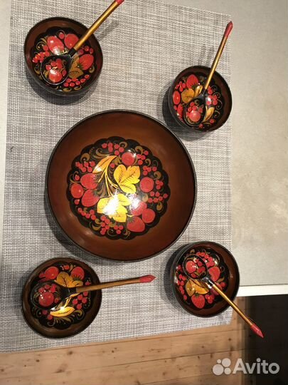 Посуда хохлома