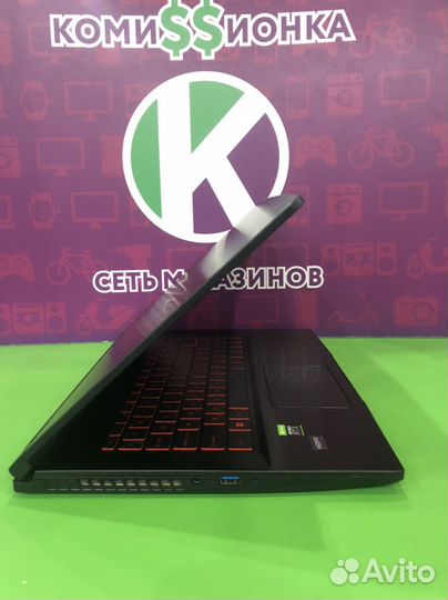 Игровой Ноутбук MSI I5-11/24/500SSD/256SSD/RTX3050